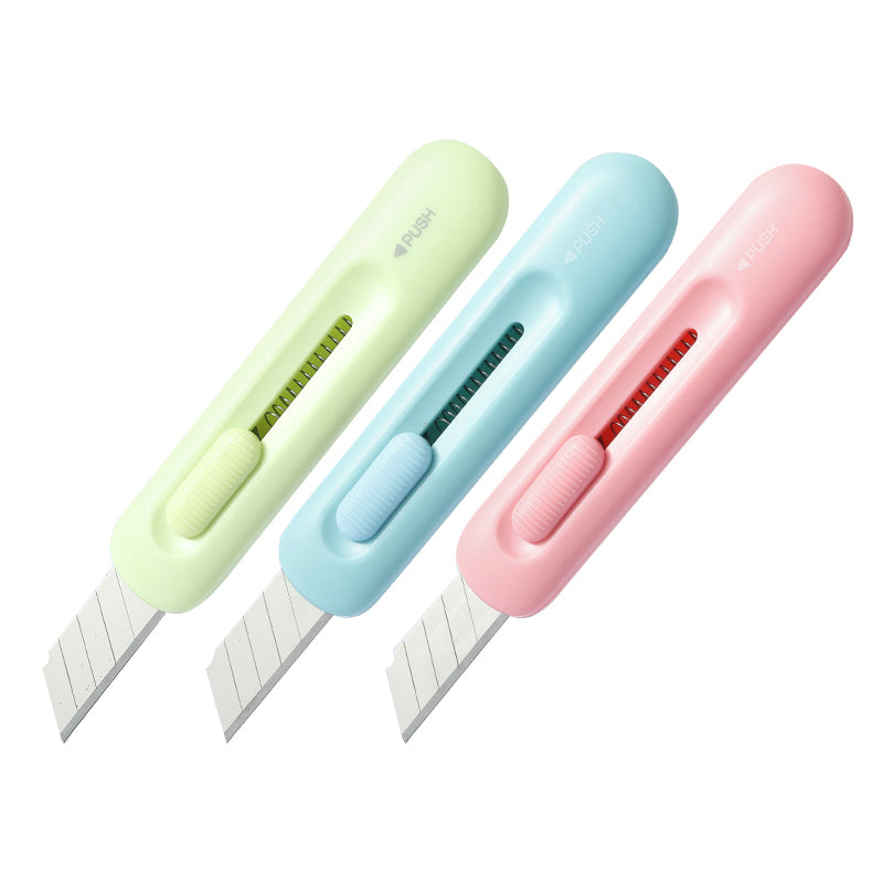 CUTTER MINI CULORI ASORTATE LONGREEN PLASTIC RECICLAT DELI CUTTER MINI CULORI ASORTATE LONGREEN PLASTIC RECICLAT DELI